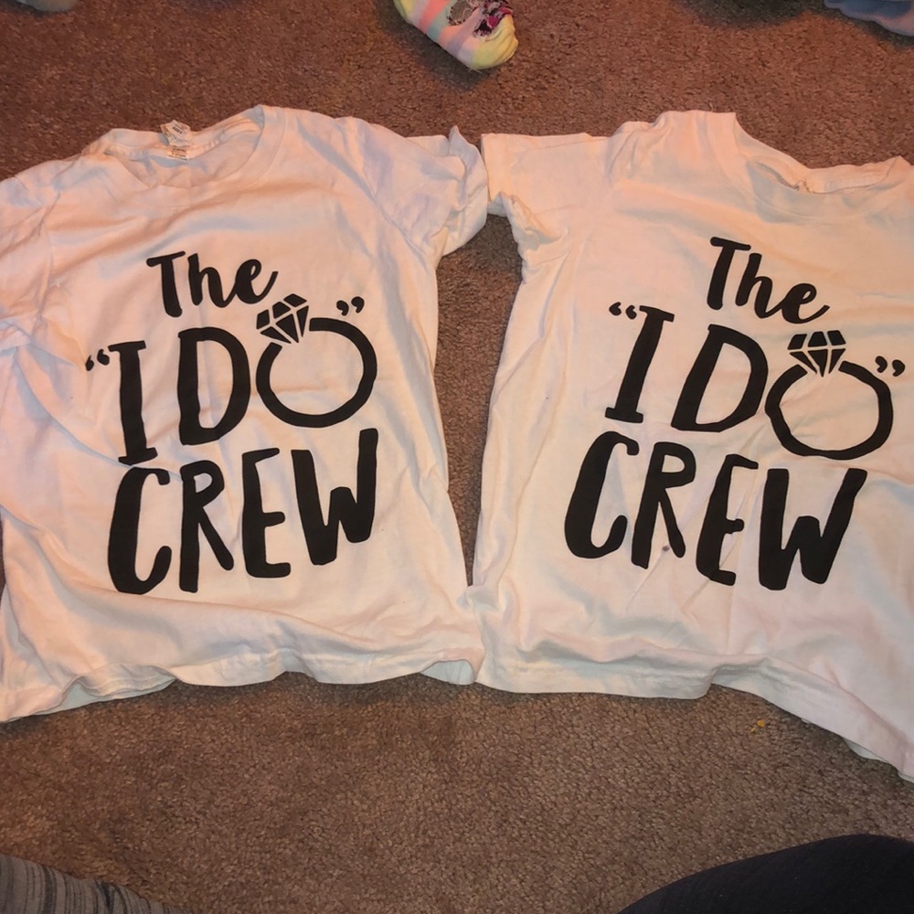 The “I Do” Crew t-shirts